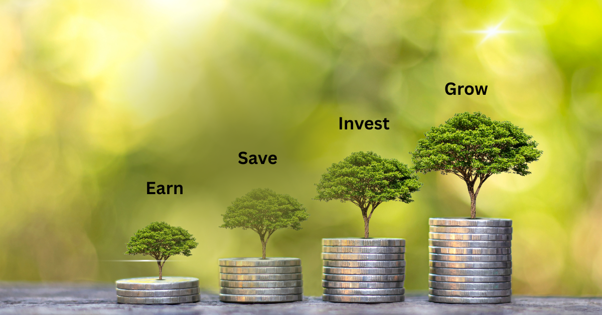 Earn save invest & grow money